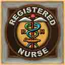 registered nurse original print career art prints, registered nurse original print gifts, registered nurse original print gifts for grads, graduation and professionals, registered nurse original print occupation art, registered nurse original print paintings and limited edition fine art prints by artists Jane Billman and Gregg Billman